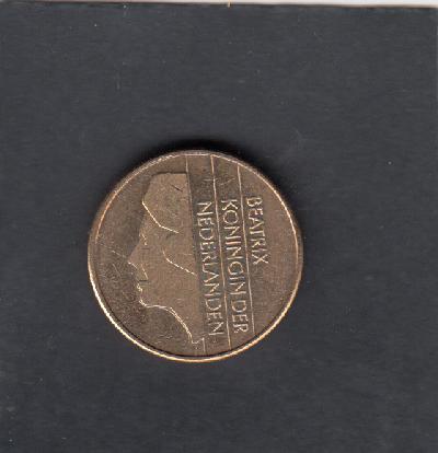 Beschrijving: 5 Gulden Beatrix